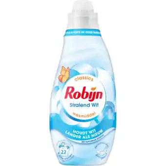 Jumbo Robijn Klein & Krachtig Wasmiddel Wit 665ML aanbieding