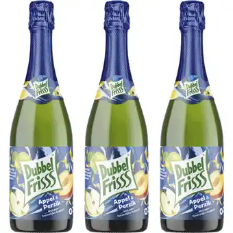 Albert Heijn DubbelFrisss Bubbelfrisss 0% champagne 3-pack aanbieding