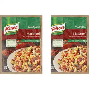 Albert Heijn Knorr Maaltijdmix macaroni 2-pack aanbieding