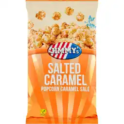 Jumbo JIMMY's Popcorn Salted Caramel 150 g aanbieding