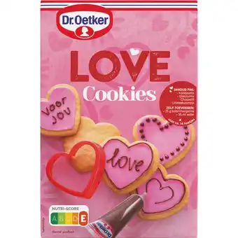 Jumbo Dr. Oetker Love Cookies Koekjes Bakmix 354 g aanbieding