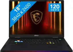 Coolblue MSI Raider A18 HX A9WJG-014NL aanbieding
