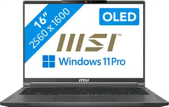 Coolblue MSI Creator A16 AI+ A3XVFG-229NL QWERTY aanbieding