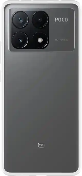 Coolblue Just in Case Soft Design Xiaomi Poco X6 Pro Back Cover Transparant aanbieding