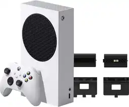 Coolblue Xbox Series S + BlueBuilt Oplaadbare Batterijen aanbieding
