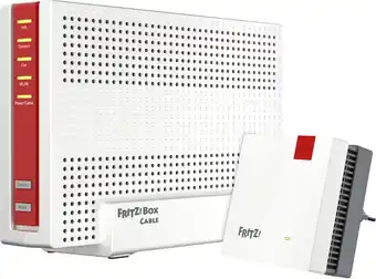 Coolblue AVM FRITZ!Box 6690 Cable International + FRITZ!Repeater 1200 AX International aanbieding