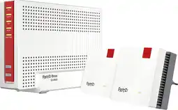 Coolblue AVM FRITZ!Box 6690 Cable International + FRITZ!Repeater 1200 AX International 2-pack aanbieding