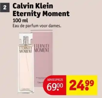 Kruidvat Calvin klein eternity moment aanbieding