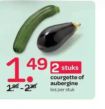 Spar Courgette Of Aubergine aanbieding