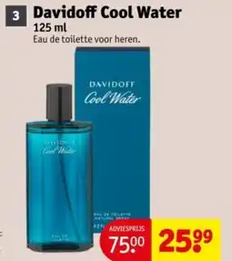 Kruidvat Davidoff cool water aanbieding