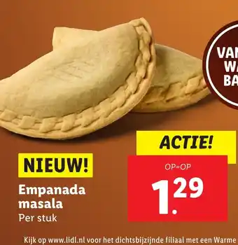 Lidl Empanada masala aanbieding