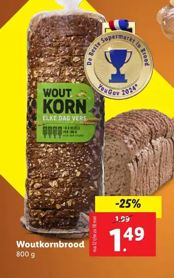 Lidl Woutkornbrood aanbieding