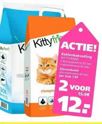 Ranzijn Kattenbakvulling Kittyfriend aanbieding