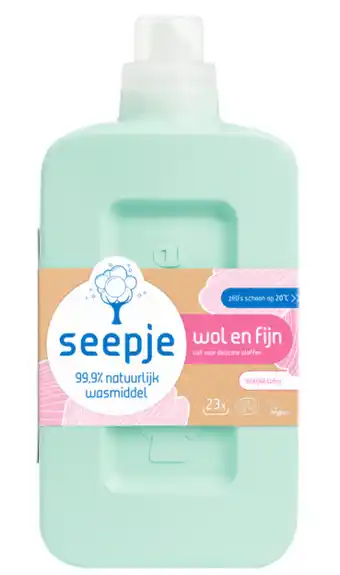 De Online Drogist Seepje Wasmiddel Wol & Fijn 1LT aanbieding