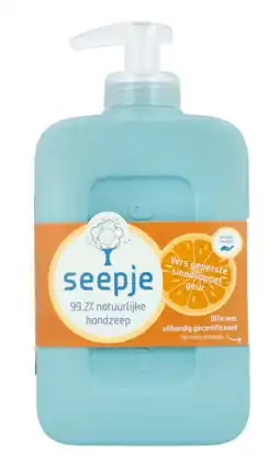 De Online Drogist Seepje Handzeep Sinaasappel 300ML aanbieding