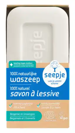 De Online Drogist Seepje Waszeep Vlekverwijderaar Bergamot Limoengras 120ML aanbieding