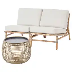 IKEA TvarÖ Loungeset 2-zits, bruin/frösön/duvholmen beige aanbieding