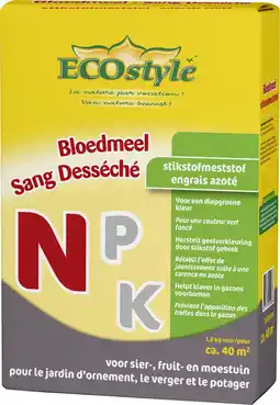 Intratuin ECOstyle bloedmeel (N) 1,6 kg aanbieding