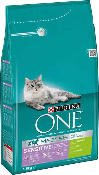Intratuin Purina One Adult Sensitive Kalkoen 1,5 g aanbieding