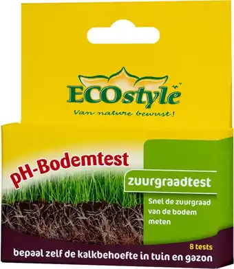 Intratuin ECOstyle pH bodemtest 8 stuks aanbieding