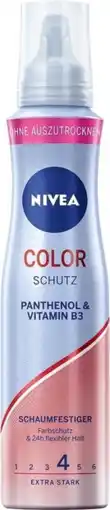 De Online Drogist Nivea Hair Color Protection Schuimversteviger 150ML aanbieding