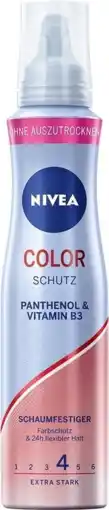De Online Drogist Nivea Hair Color Protection Schuimversteviger 150ML aanbieding