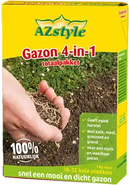 Intratuin Ecostyle Gazon 4-in-1 totaalpakket 1 kg aanbieding