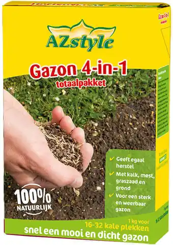 Intratuin Ecostyle Gazon 4-in-1 totaalpakket 1 kg aanbieding