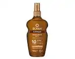 De Online Drogist Ecran Sunnique Broncea+ Olie SPF10 200ML aanbieding