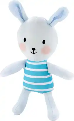Intratuin Bambolino Toys knuffel Fien & Teun mevrouw konijn wit 13 x 7 x 24 cm aanbieding