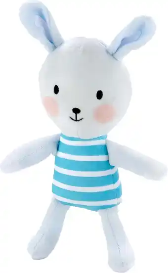 Intratuin Bambolino Toys knuffel Fien & Teun mevrouw konijn wit 13 x 7 x 24 cm aanbieding