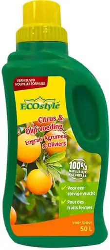 Intratuin ECOstyle citrus /olijf voeding 500 ml aanbieding