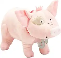 Intratuin Bambolino Toys knuffel Fien & Teun sebastiaan roze 17 x 10 x 26 cm aanbieding