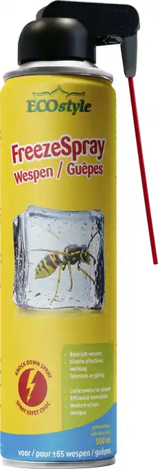 Intratuin Ecostyle wespen freezespray 500 ml aanbieding