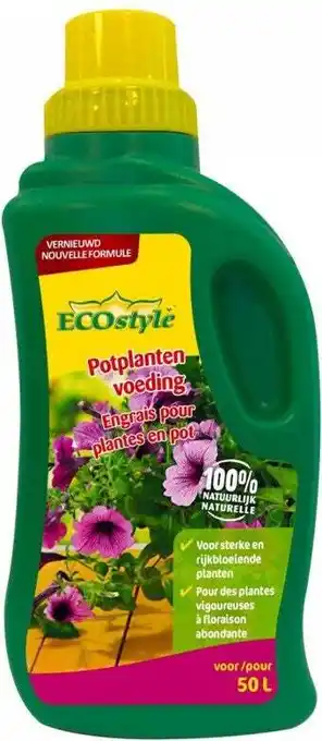 Intratuin Ecostyle potplantenvoeding 500 ml aanbieding