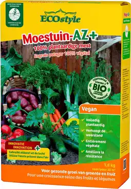 Intratuin Ecostyle moestuin-AZ+ 1,6 kg aanbieding
