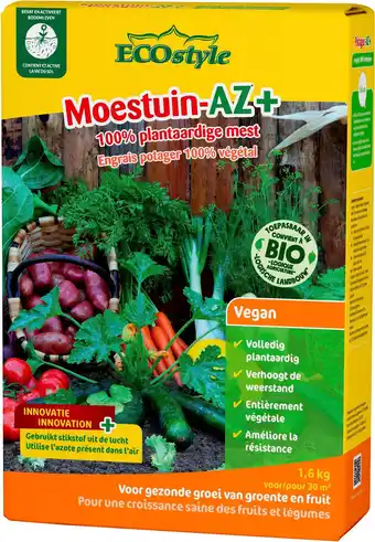 Intratuin Ecostyle moestuin-AZ+ 1,6 kg aanbieding