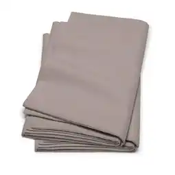 Leen Bakker Cinderella kussensloop flanel (2 stuks) - taupe - 60x70 cm - Leen Bakker aanbieding