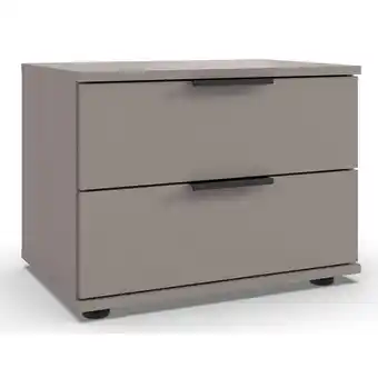 Leen Bakker Nachtkastje Dex - grijs - 40x52x38 cm - Leen Bakker aanbieding