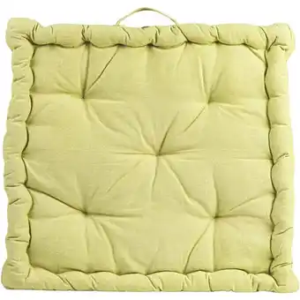 Leen Bakker Matraskussen Mika - lime - 45x45 cm - Leen Bakker aanbieding