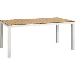 Leen Bakker Tuintafel Toulon - zand - 74x169x90 cm - Leen Bakker aanbieding