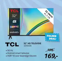 Obbink TCL 32" hd televisie aanbieding