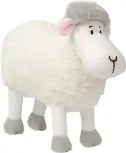 Intratuin Bambolino Toys knuffel Fien & Teun mike wit 17 x 9 x 20 cm aanbieding