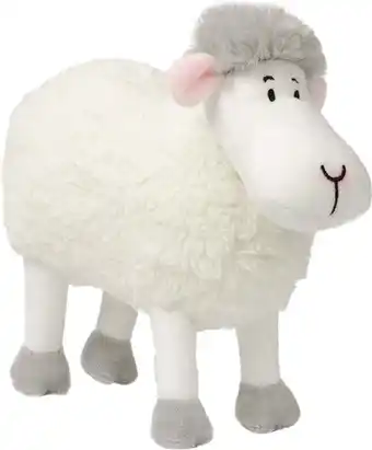 Intratuin Bambolino Toys knuffel Fien & Teun mike wit 17 x 9 x 20 cm aanbieding