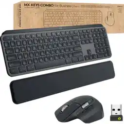 MediaMarkt Logitech Mx Keys Combo For Business Toetsenbord En Muis aanbieding