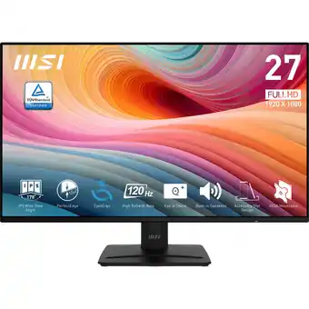 MediaMarkt MSI Pro Mp271a E2 - 27 Inch 1920 X 1080 (full Hd) Ips-paneel aanbieding