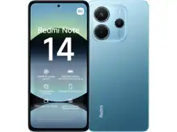 MediaMarkt XIAOMI Note 14 - 4G - 128 GB - Blauw + Buds 6 Lite Zwart - 128 GB Blauw aanbieding