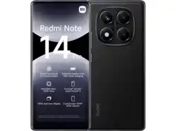 MediaMarkt XIAOMI Redmi Note 14 Pro - 4G - Midnight Zwart + Redmi Buds 6 - Zwart - 256 GB Zwart aanbieding