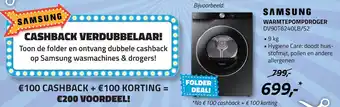 Obbink Samsung warmtepompdroger aanbieding