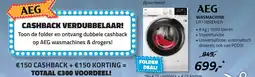 Obbink AEG wasmachine  LR73BREMEN aanbieding